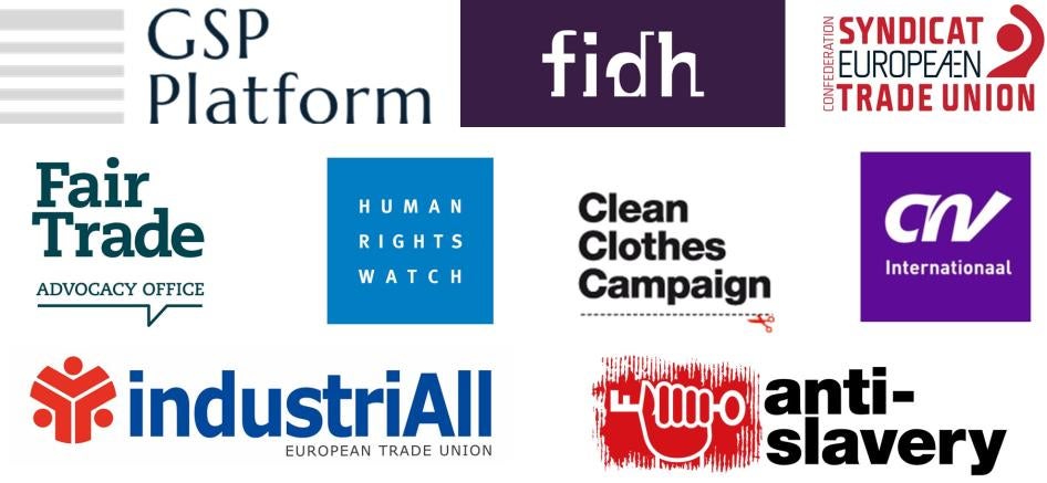 GSP Joint Statement NGO Logos