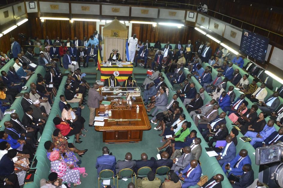 The Ugandan Parliament votes on a anti-gay bill, on March 21, 2023 