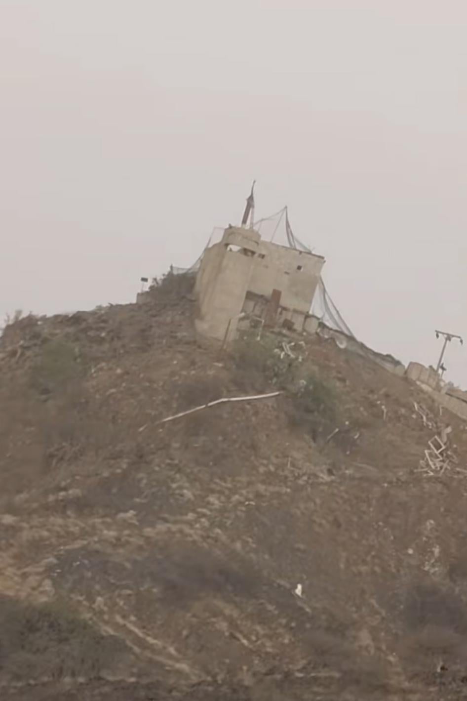 Saudi border guard post