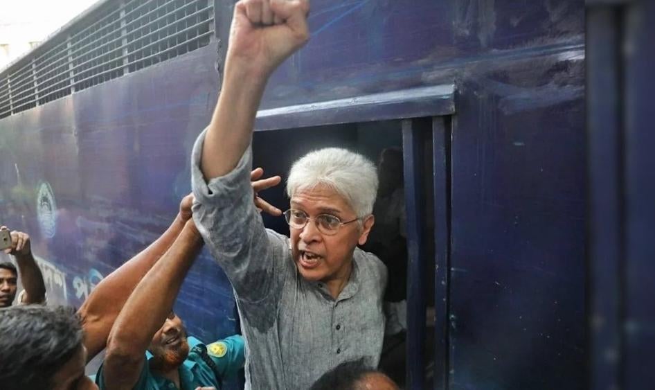 Adilur Rahman Khan arrested in Dhaka, Bangladesh, September 2023.
