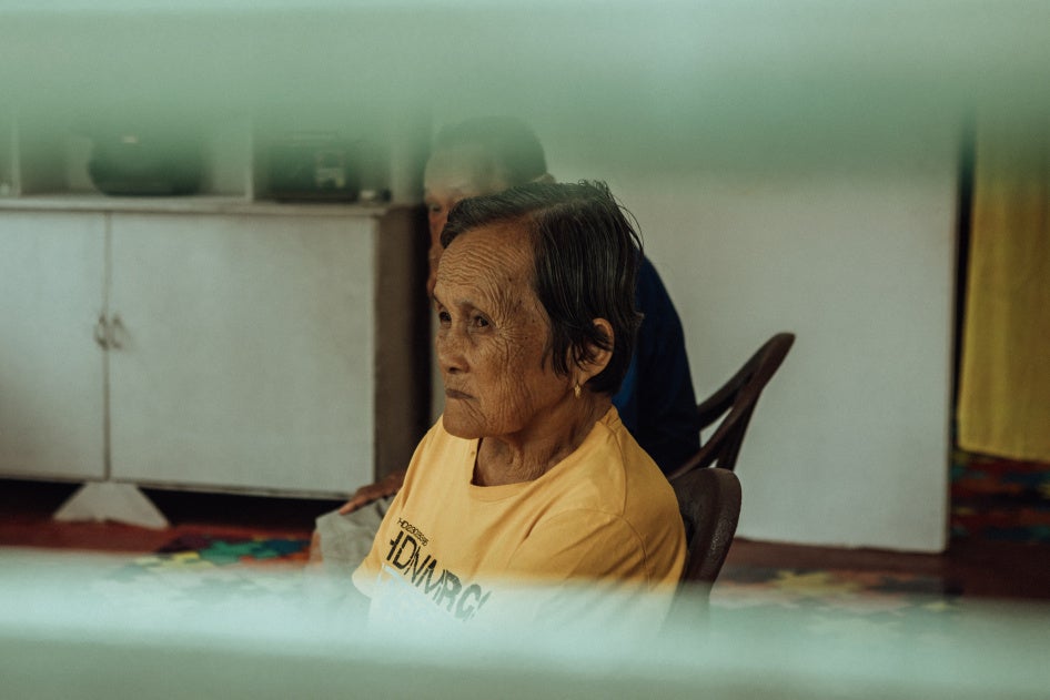 Hasael’s parents in their home in Del Carmen, Siargao, Philippines, 2025.