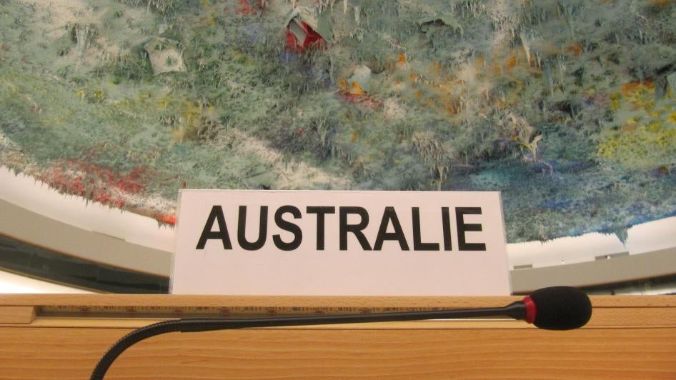 Australia at HRC
