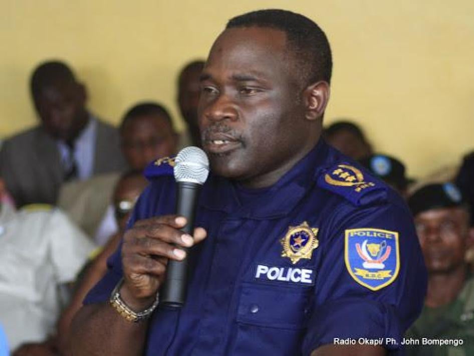 John Numbi, ancien inspecteur général de la police nationale. 