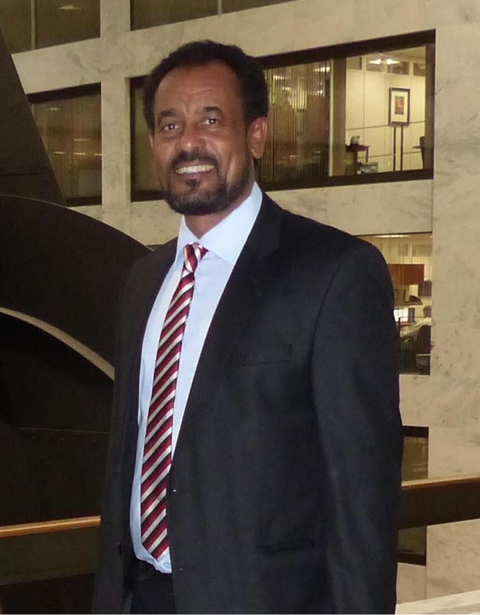 Bekele Gerba in Washington DC, December 2015. 