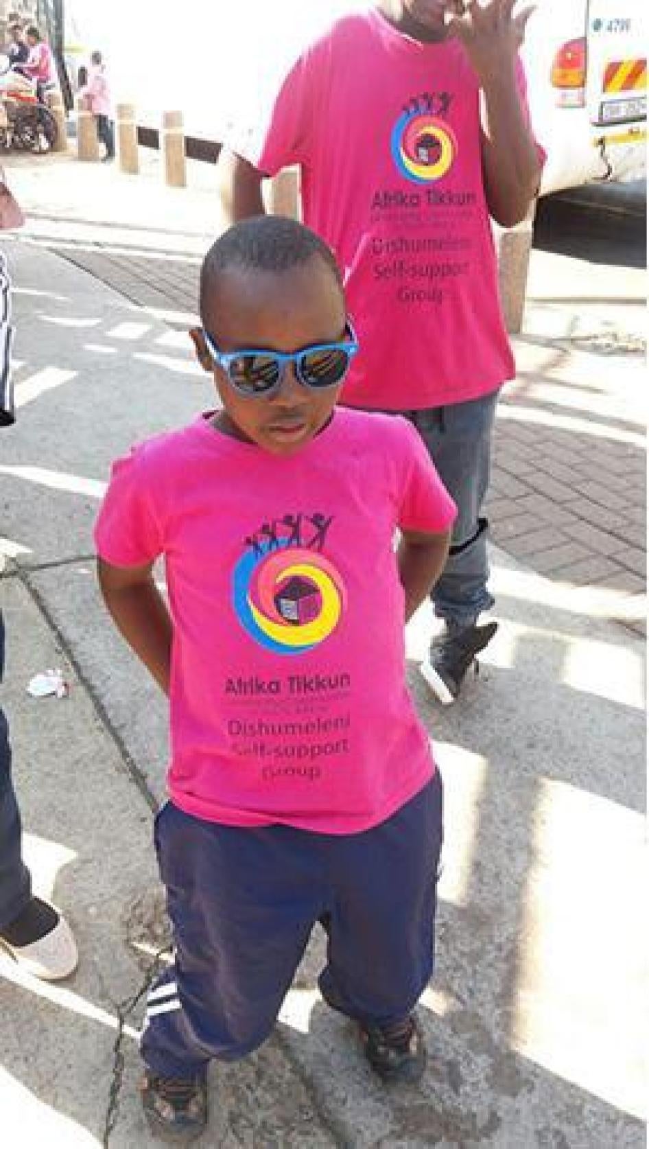 Rito, 8, lives in Diepsloot, Gauteng Province.