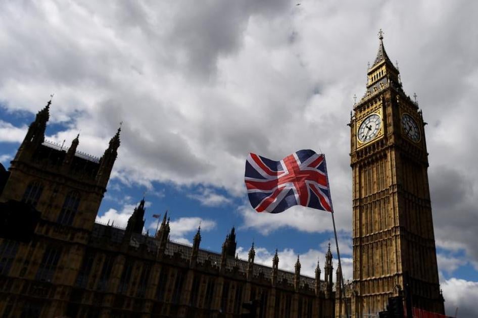 The Union Flag flies near the Houses of Parliament in London, Britain, June 7, 2017.