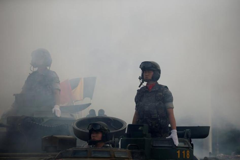 South Korean soldiers at a marine base in Gimpo, South Korea, on June 10, 2016.