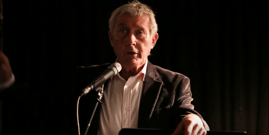 Barrister Bernard Collaery speaks at an event in Sydney.
