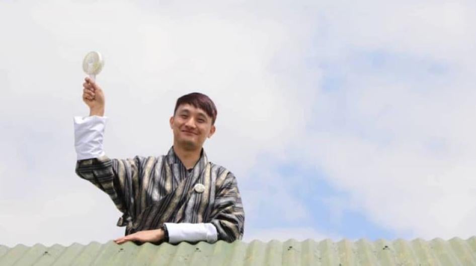 Tashi Tsheten, an LGBTQ activist from Bhutan. 