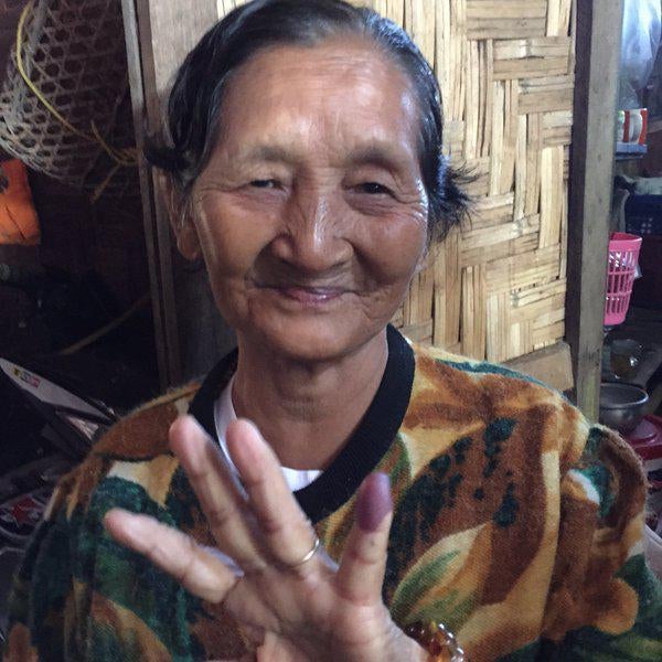 I am happy. Hope things become better in my country.