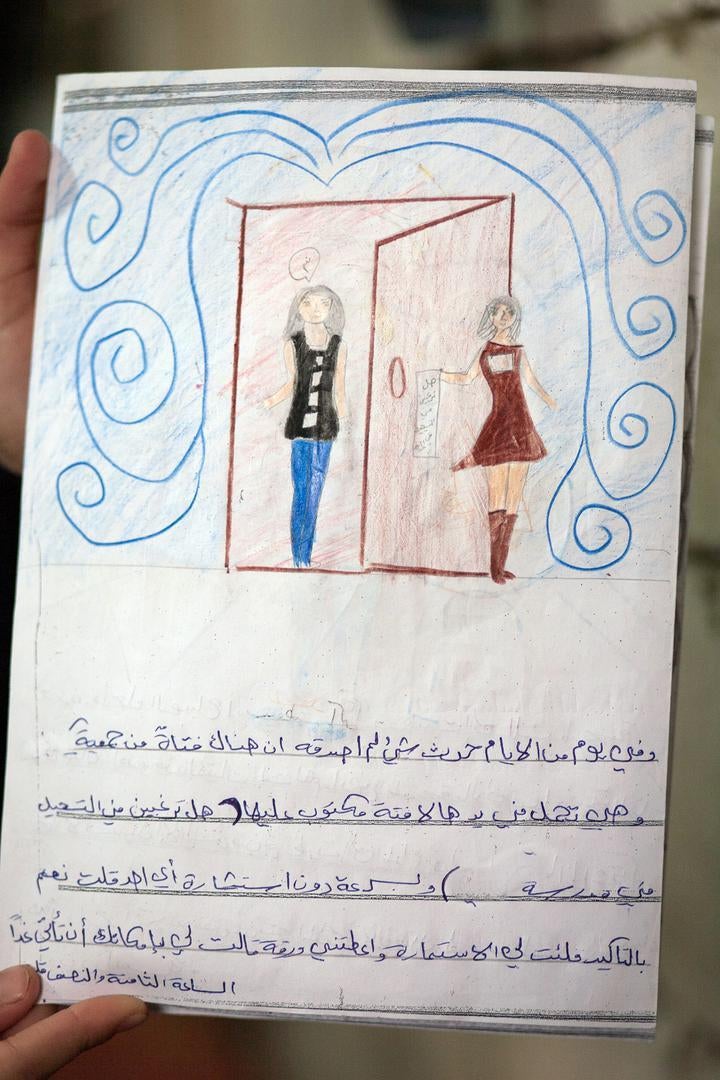 “One day, people from an organization visited us. They wanted to admit us to a school so we can learn.”