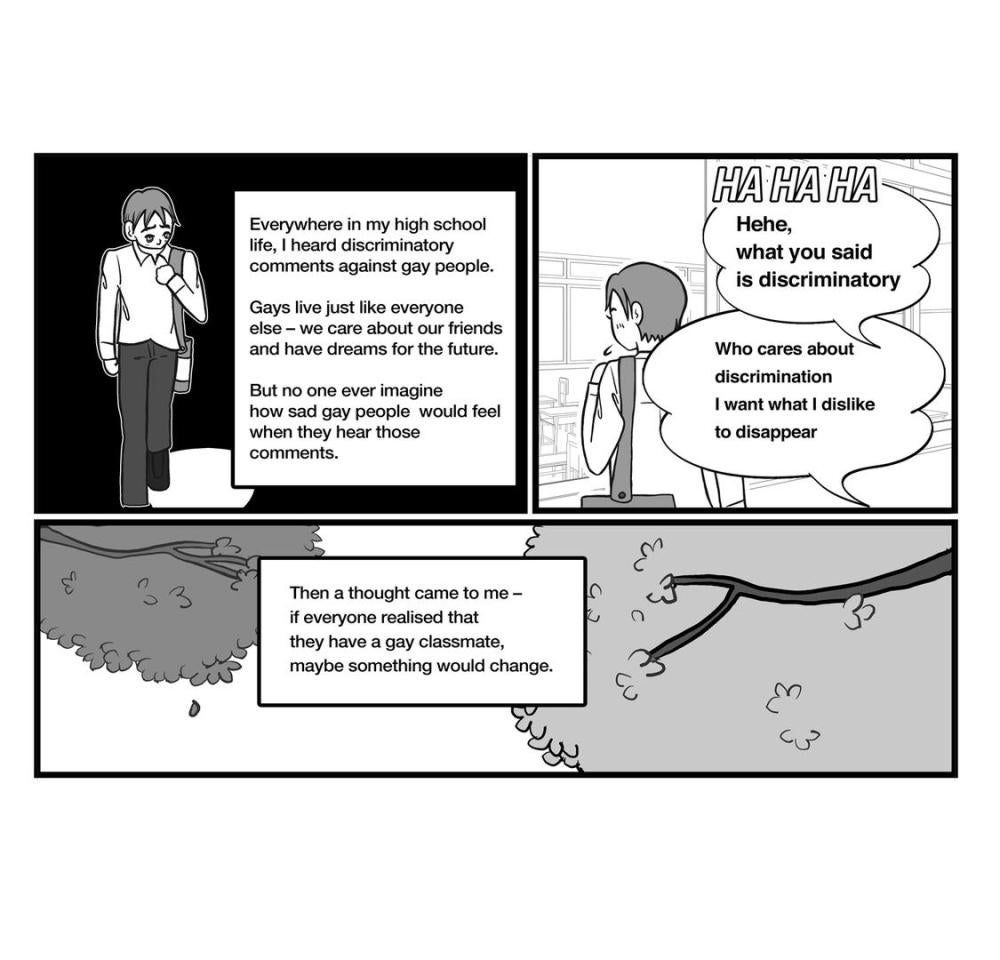 manga drawing by Taiji Utagawa 