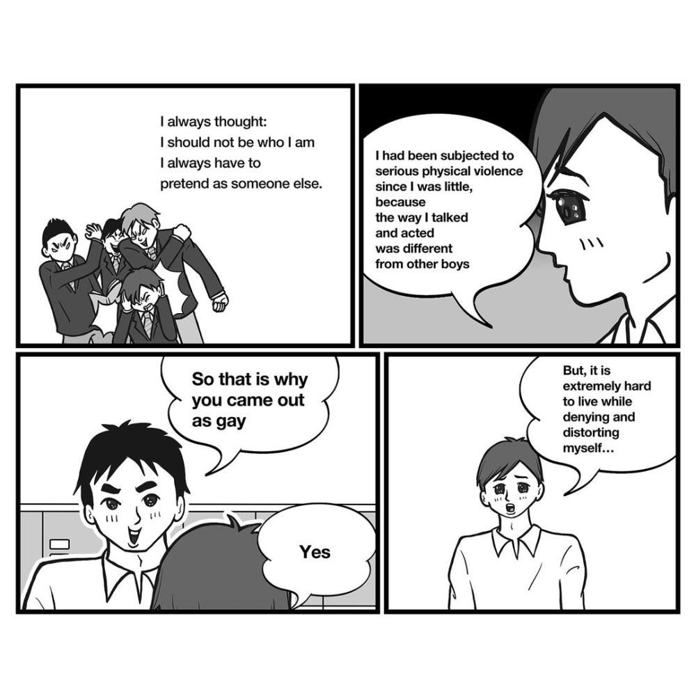 manga drawing by Taiji Utagawa 