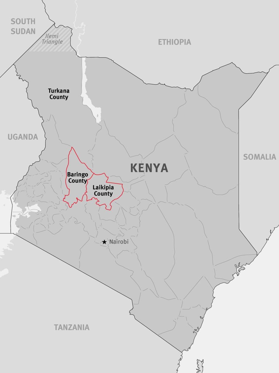 Map of Kenya