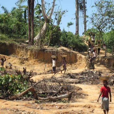 An artisanal mine in the Western region of Ghana