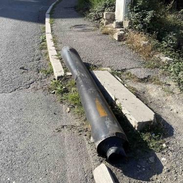 Body of a LAR-160 series Israeli-made rocket