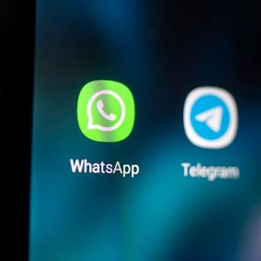 The logo of the messenger app Whatsapp is seen on the screen of a smartphone on April 28th, 2021 in Berlin, Germany.