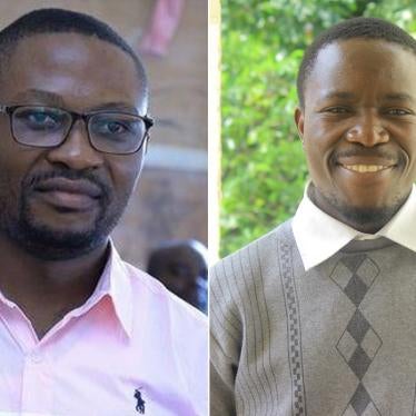 Parfait Muhani (left),  Ghislain Muhiwa