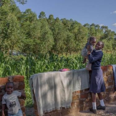 A 17-year-old girl from western Kenya who dropped out of lower secondary school when she got pregnant. She received no information that would have allowed her to continue going to school while she was pregnant, but she wants to continue studying so she can find a job and care for her child.