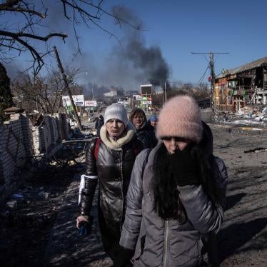 Destruction between Bucha and Irpin