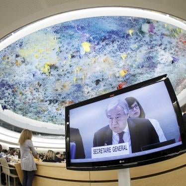 UN Secretary-General Antonio Guterres addresses the opening of the 43rd session of the Human Rights Council