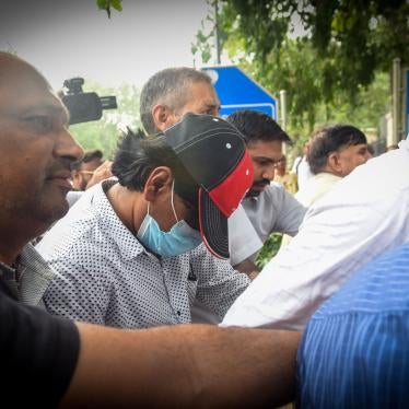 Mohammed Zubair being produced at the Patiala House Court by police
