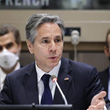 US Secretary of State Antony Blinken meets with African ministers at United Nations headquarters, May 18, 2022.