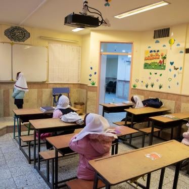Students attend class in Tehran, Iran.