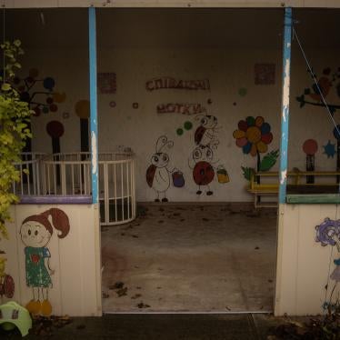 Kherson Children’s House, an orphanage from which Russian forces allegedly took 49 children in Kherson, Ukraine.