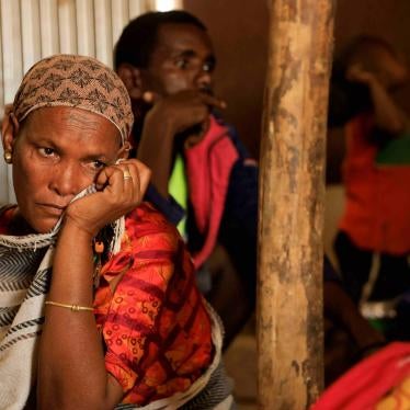 A woman displaced due to the conflict in northern Ethiopia sits in front of her shelter at camp for internally displaced people in Abi Adi, Tigray, June 24, 2023. A woman displaced due to the conflict in northern Ethiopia sits in front of her shelter at camp for internally displaced people in Abi Adi, Tigray, June 24, 2023. (c) 2023 Tiksa Negeri/Reuters 2023 Tiksa Negeri/Reuters