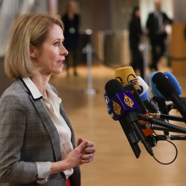 Kaja Kallas, High Representative of the EU for Foreign Affairs and Security Policy, speaking in Brussels, Belgium, December 16, 2024.