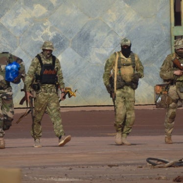 Russian fighters from the Wagner Group in northern Mali in an undated photo posted by the French military in 2022.