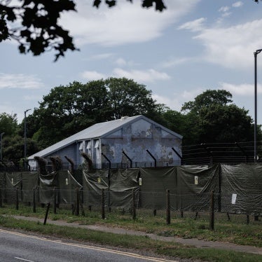Manston Detention Centre, in Kent, United Kingdom, is used by the government to detain and process people seeking asylum. In 2022 and in 2024, the government allegedly detained unaccompanied refugee children there by purposefully misclassifying them as adults. Ramsgate, England, June 24, 2025.
