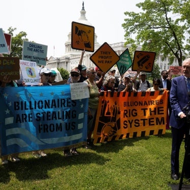 Protest against reconciliation bill 