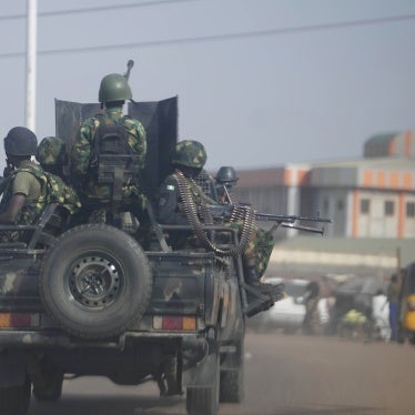 Nigerian army patrols along the Kaduna Birnin Gwari area, March 8, 2024.