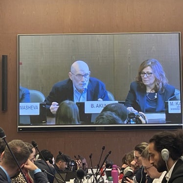 Mariana Katsarova with Russian writer Boris Akunin, one of the critics in exile targeted by the Kremlin, Palais Nation, September 22, 2025.