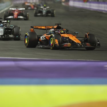 The F1 Grand Prix at Jeddah Corniche Circuit in Jeddah, Saudi Arabia, April 20, 2025.