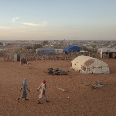 A refugee camp in Mauritania.