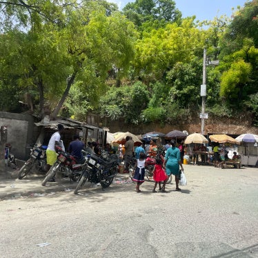 People walking in Port au Prince