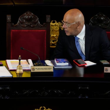 Venezuelan acting President Delcy Rodriguez speaks with her brother, National Assembly President Jorge Rodriguez, during a ceremony marking the opening of the new judicial year at the Supreme Tribunal of Justice in Caracas, Venezuela, January 30, 2026.
