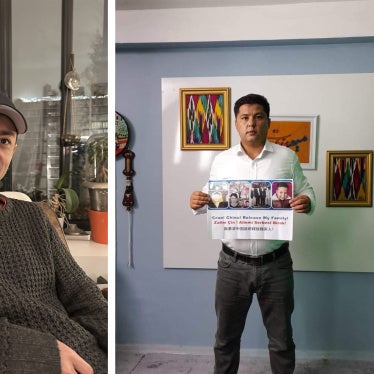 Left: Mirkamil Turghun. and Right: Abdurahman Tohti.