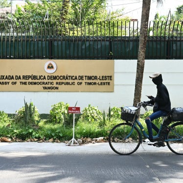 The Timor-Leste embassy in Yangon, Myanmar, February 16, 2026.