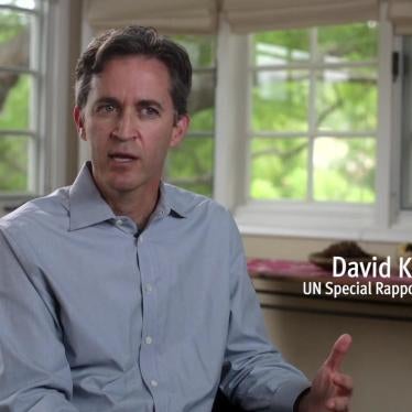 David Kaye, Special Rapporteur on the promotion and protection of the right to freedom of opinion and expression