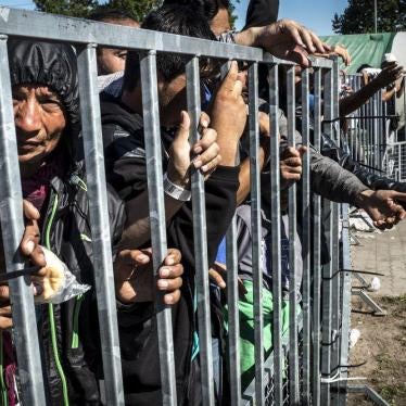 Hungary Detained Asylum Seekers