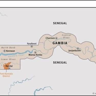 map of gambia