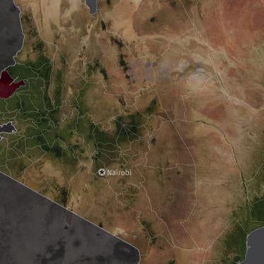 Map of Kenya showing Bungoma and Busia counties.