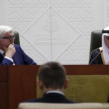 Saudi Foreign Minister Adel Al-Jubeir speaks during a joint news conference with German counterpart Frank-Walter Steinmeier in Riyadh, Saudi Arabia on October 19, 2015.