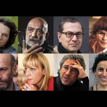 Journalists targeted in Turkey’s media crackdown. From top left: Aslı Erdoğan, Ahmet Altan, Kadri Gürsel, Necmiye Alpay; Erdem Gül, Ceyda Karan, Can Dündar, Hatice Kamer; Refik Tekin, Hanım Büşra Erdal, Nedim Oruç, Nazlı Ilıcak