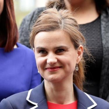 Batley and Spen MP Jo Cox in Westminster, London. 