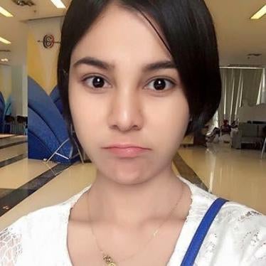 Naritsarawan Kaewnopparat faces defamation and computer crime charges for publishing online details of army torture of her uncle.